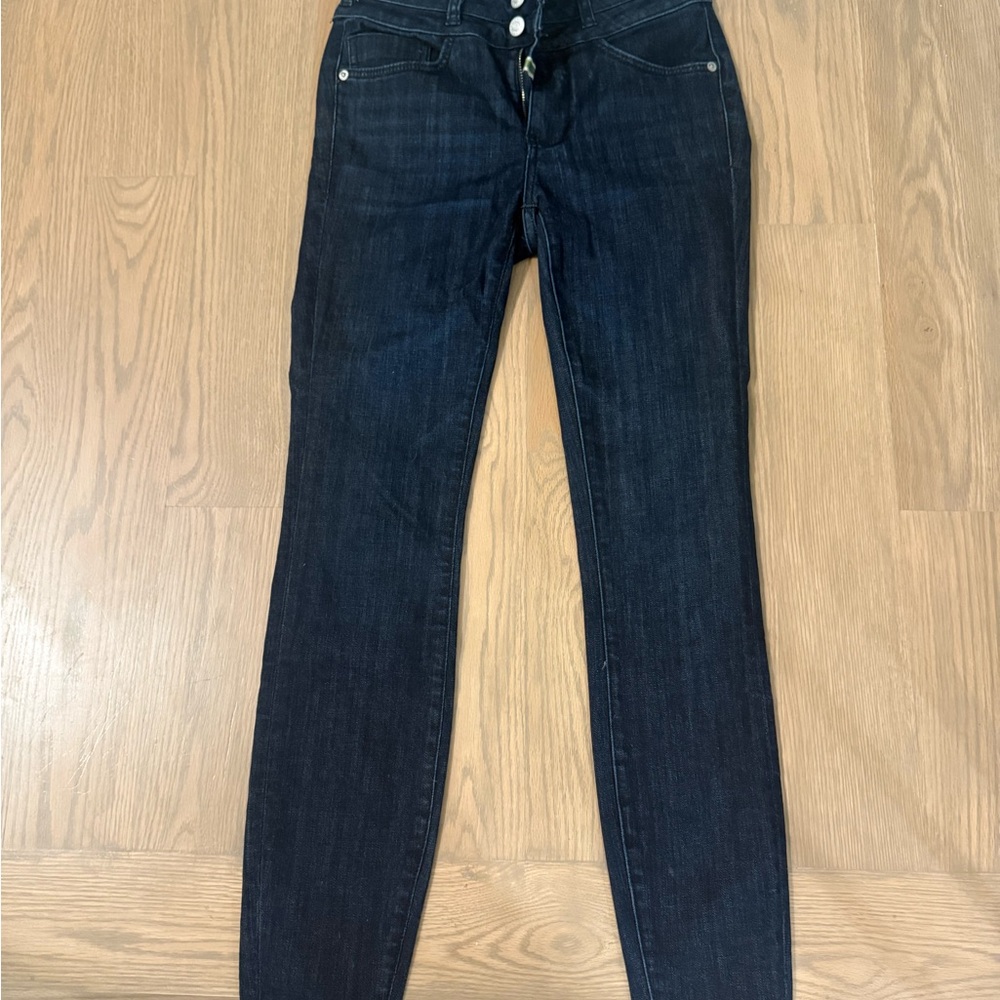 Anthropologie Women's Dark Blue Jeans